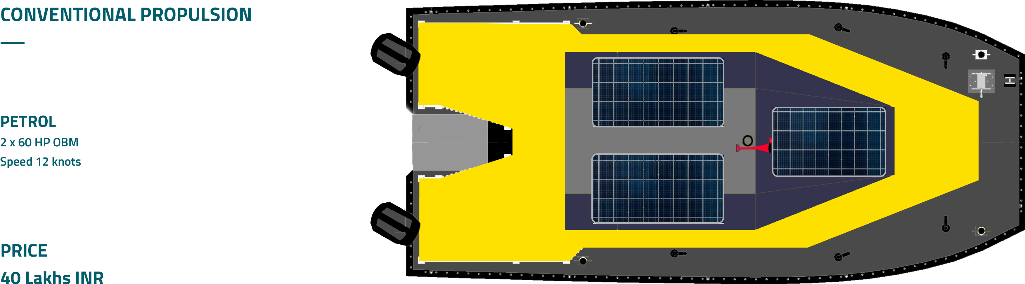 Petrol variant water taxi